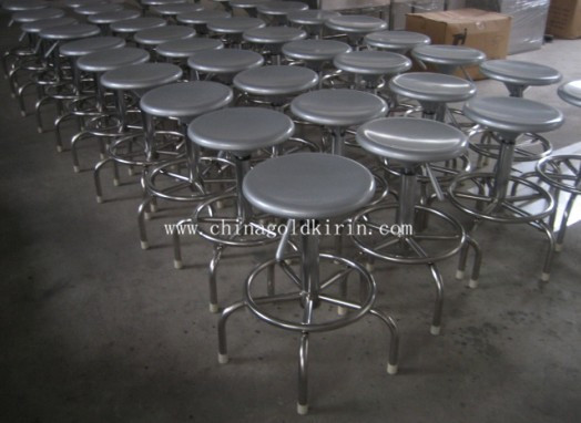 stainless steel desk and stool